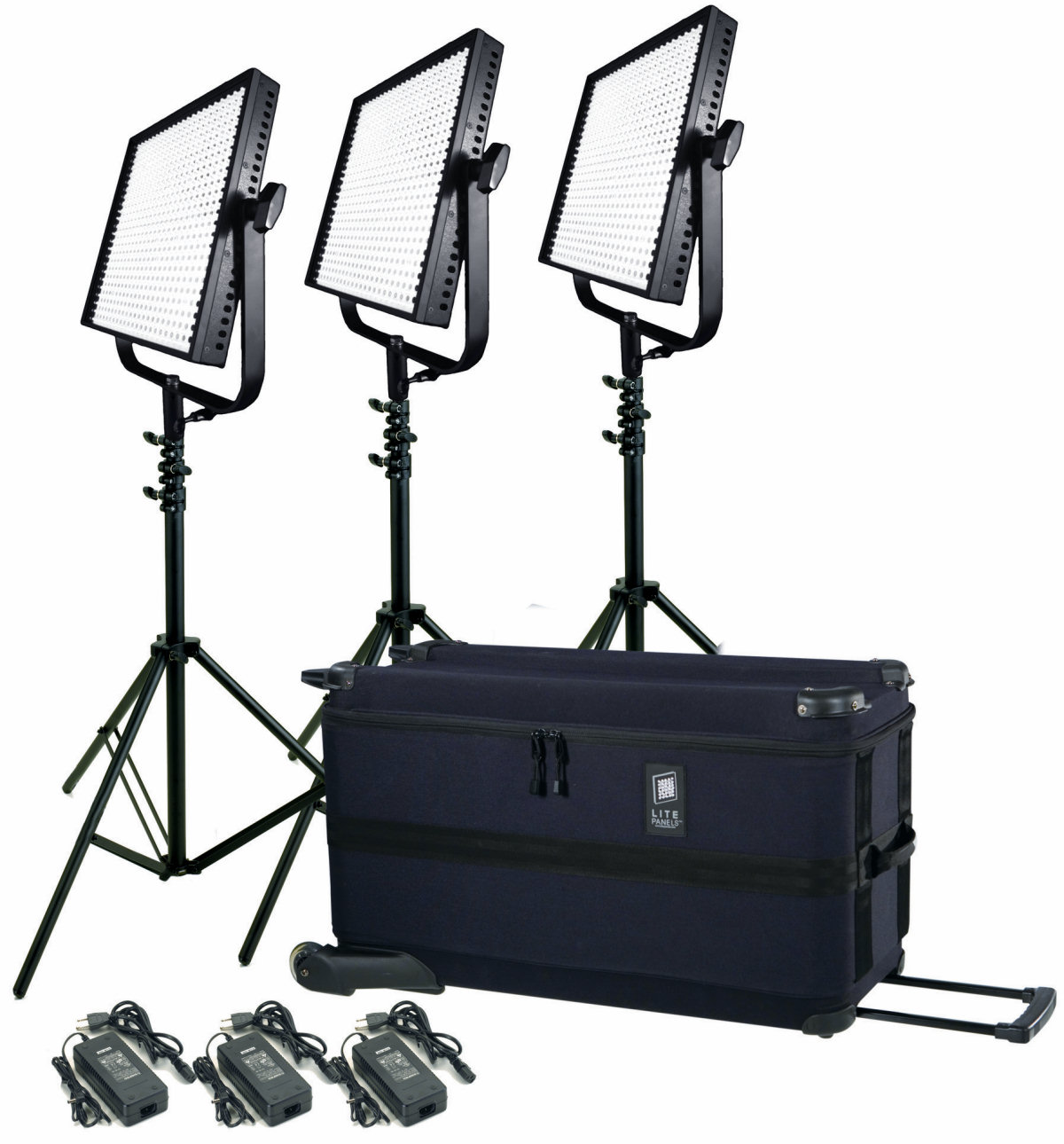 LED Lighting Kit for One-Camera Interview
